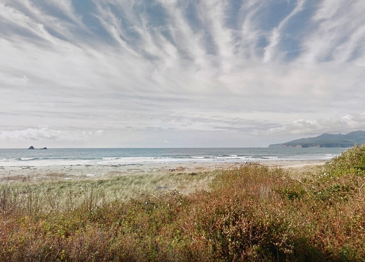 idyllic scene of Tsoo Yess Beach