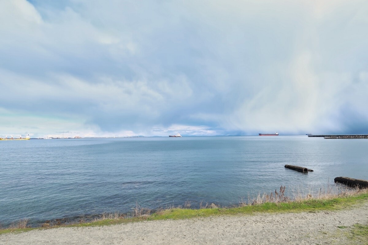 One of the best things to do in Port Angeles WA is take a trip to Memorial Park to see expansive views of the Salish Sea.